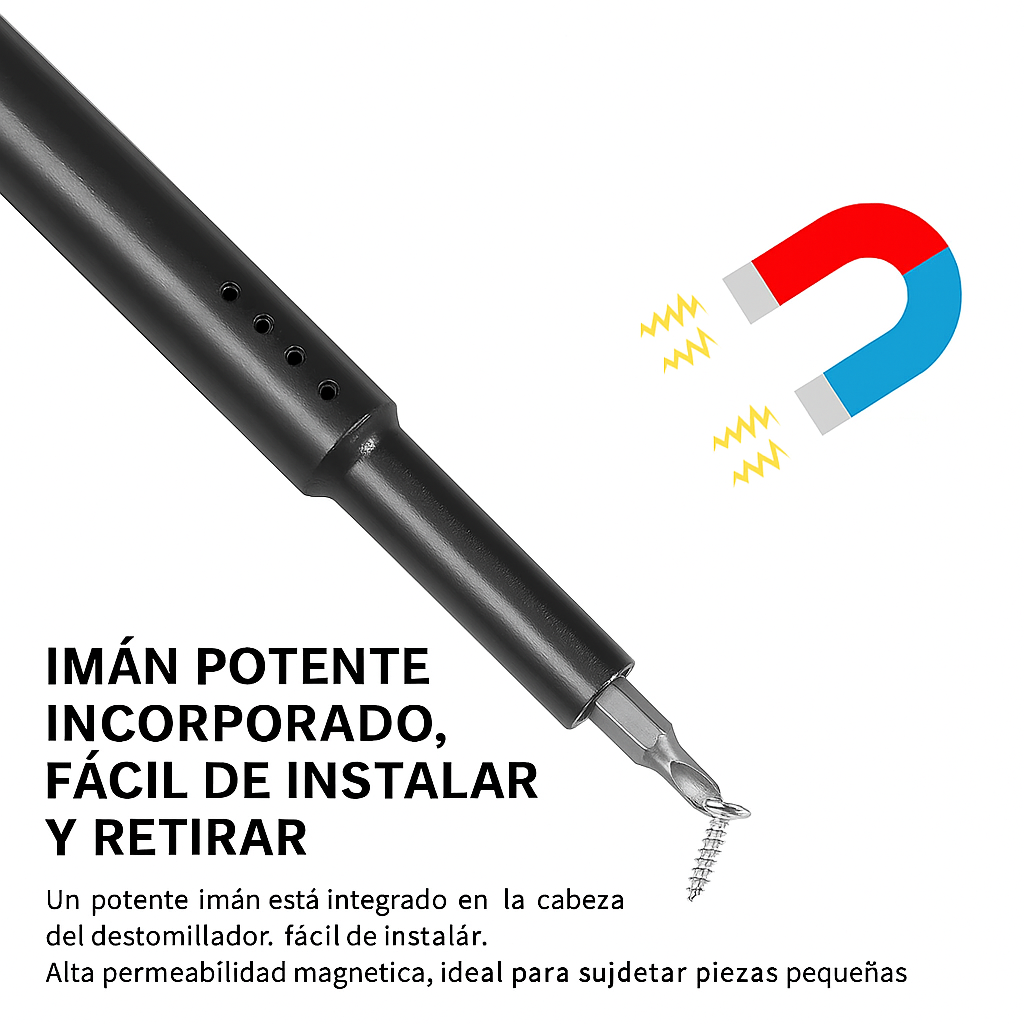 Destornilladores de Precisión Magnéticos (46 piezas)