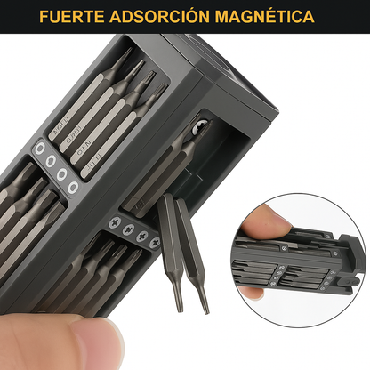 Destornilladores de Precisión Magnéticos (46 piezas)